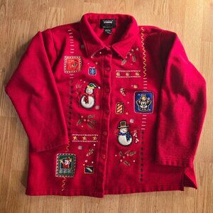 Designers Originals Studio Joy Christmas Cardigan XL